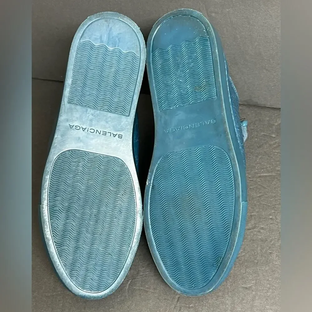 Balenciaga Arena Mid “Blue Oil” Size 39 AUTHENTIC Rare Men US 6 - Picture 7 of 12